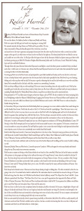 roddy  harrold obituary