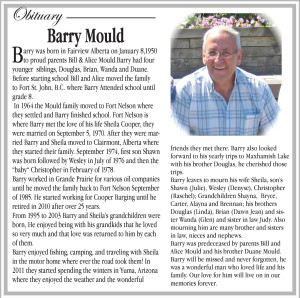 56_45 Obituary Barry Mould